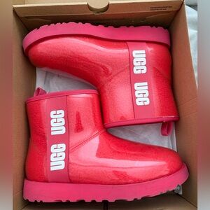 UGG  Vibrant Red Rain Boots